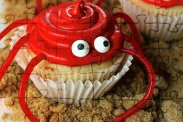 Crab Summer Cupcake