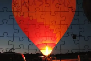 Hot air balloon over Queensland, Australia