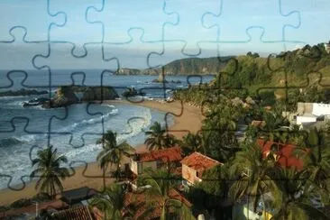 PLAYA EN MAZUNTE jigsaw puzzle