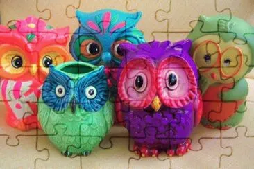 Owl 's jigsaw puzzle