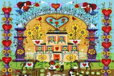 My Heart Goes Where Love Groes jigsaw puzzle