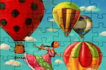 Whimsical jigsaw puzzle