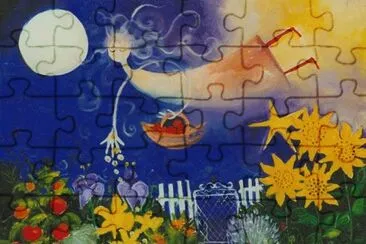 Whimsical jigsaw puzzle