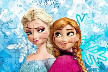 Frozen jigsaw puzzle