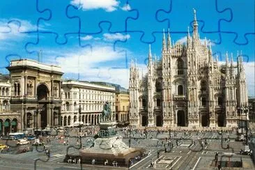 פאזל של piazza duomo milano