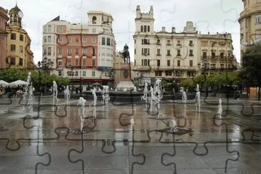 cordoba plaza de la tendilla jigsaw puzzle