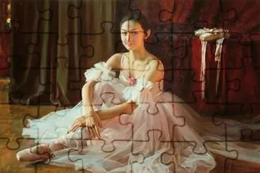 4. Bailarina jigsaw puzzle