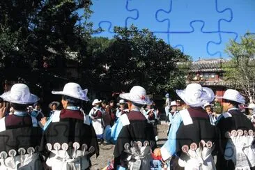 danse baÃ¯ au village XIZHOU jigsaw puzzle