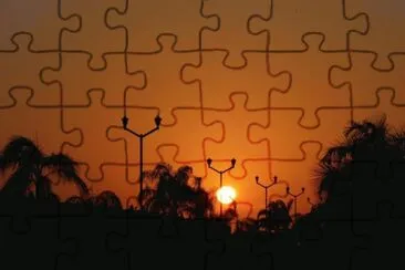 Sunset in MÃ©rida, MÃ©xico. jigsaw puzzle