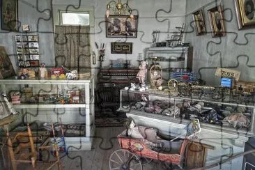 פאזל של victorian toy shop