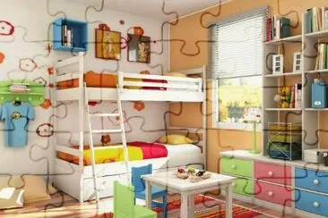 פאזל של DORMITORIO COLORES