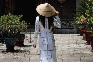 Vietnam Lady in White