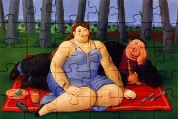 Fernando Botero  "Picnic "