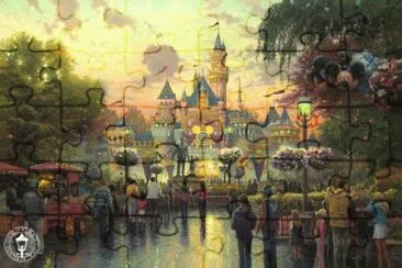 Thomas Kinkade jigsaw puzzle