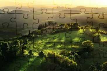 Paisaje en La Toscana jigsaw puzzle