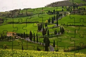 פאזל של Paisaje en Toscana