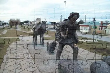 Monumento al ovejero, Punta Arenas jigsaw puzzle