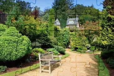 Colzium Gardens Kilsyth jigsaw puzzle