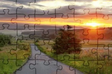 Lanarkshire sunrise jigsaw puzzle