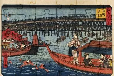 Utagawa Hiroshige 1797-1858 jigsaw puzzle