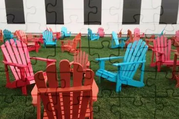 Chairs near Niagra Falls New York