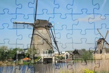 MOULINS EN HOLLANDE jigsaw puzzle