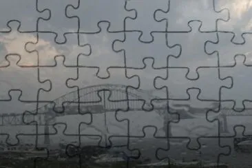 Eddy Coffy song ..Grey Foggy Day jigsaw puzzle