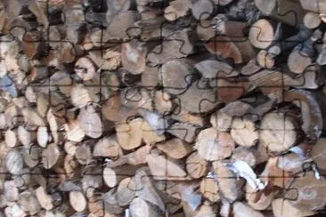 Woodpile jigsaw puzzle