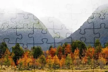 nevando en los cerros jigsaw puzzle