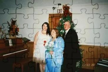 The bride and two guests