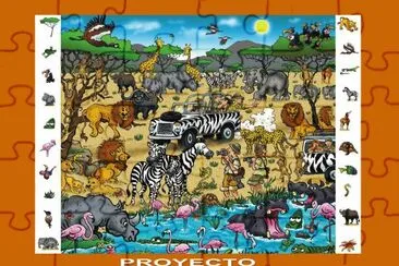 ANIMALES DEL MUNDO jigsaw puzzle