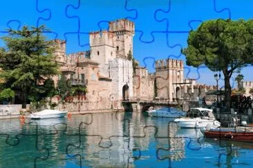 פאזל של Castello di Sirmione, Lago di Garda