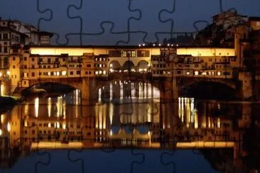 פאזל של Ponte Vecchio, Firenze