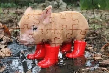 Pig-in-Boots jigsaw puzzle