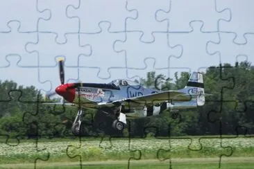 P51 Mustang jigsaw puzzle