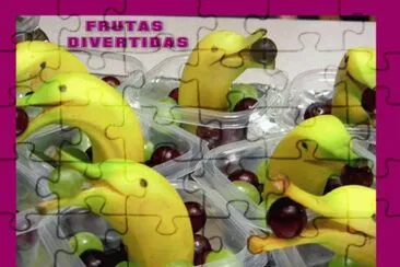 פאזל של FRUTAS SALUDABLES Y DIVERTIDAS