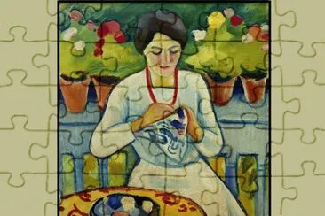 Agust Macke 1887-1914 jigsaw puzzle