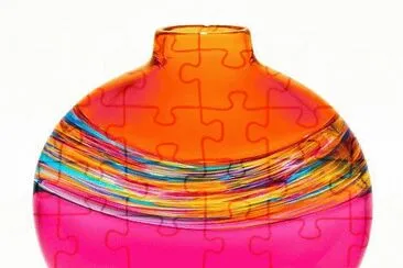 Colored Vase jigsaw puzzle