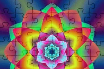 Kaleidoscope jigsaw puzzle