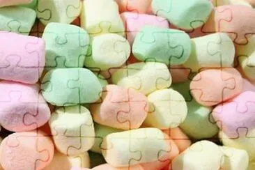 Marshmallow jigsaw puzzle