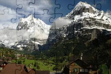 Paisaje en Suiza jigsaw puzzle