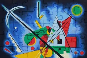 kandinsky blu jigsaw puzzle