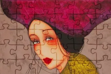 Pretty Lady jigsaw puzzle