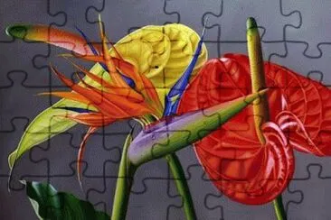 Exotic Flowers jigsaw puzzle