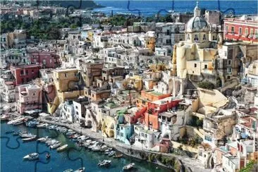 Isla de Procida. Italia