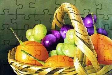 cesta de frutas jigsaw puzzle