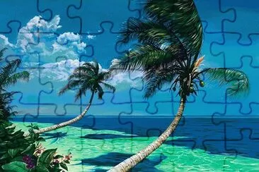 Beckoning Palms jigsaw puzzle