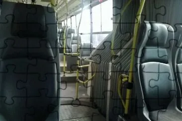 Inside the long bus