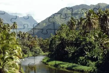 Valle de Papenoo. TahitÃ­