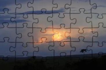 Atardecer en La Gran Sabana, Venezuela jigsaw puzzle